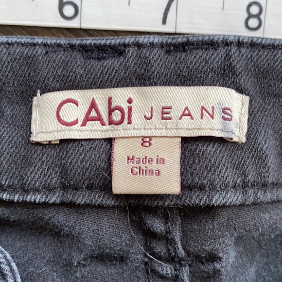 CAbi High Rise Skinny Black Jeans 8 GUC - Picture 5 of 9